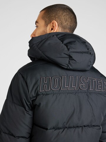 HOLLISTER Winter Jacket in Black