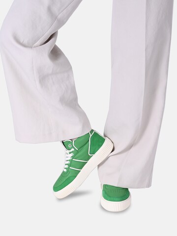Crickit Sneakers hoog 'Marwa' in Groen: voorkant