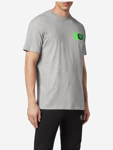 Plein Sport - Camisa 'Scratch' em cinzento