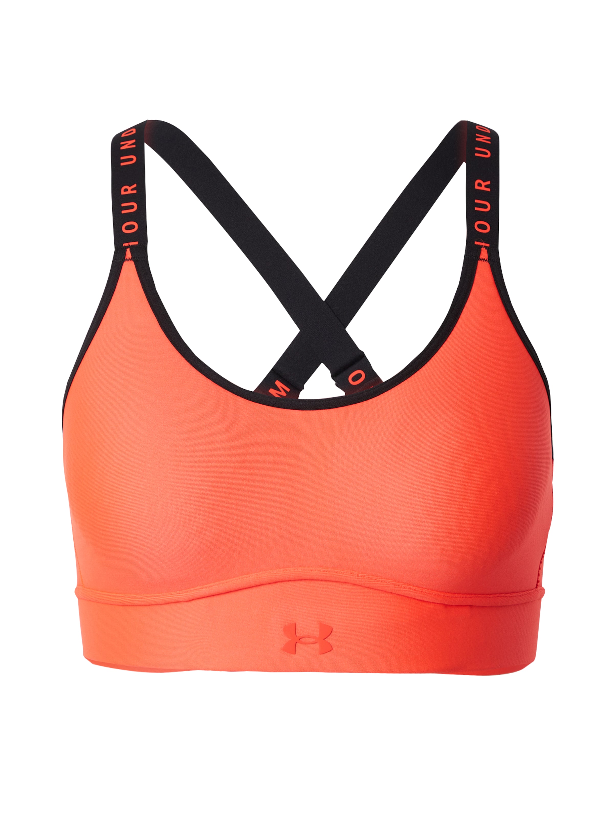 UNDER ARMOUR - Sujetador deportivo 'Infinity' en naranja: frente