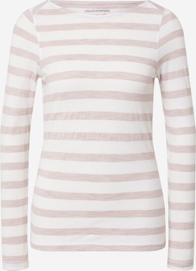 CRAGHOPPERS T-shirt fonctionnel 'Erin' en violet clair / blanc, Vue avec produit