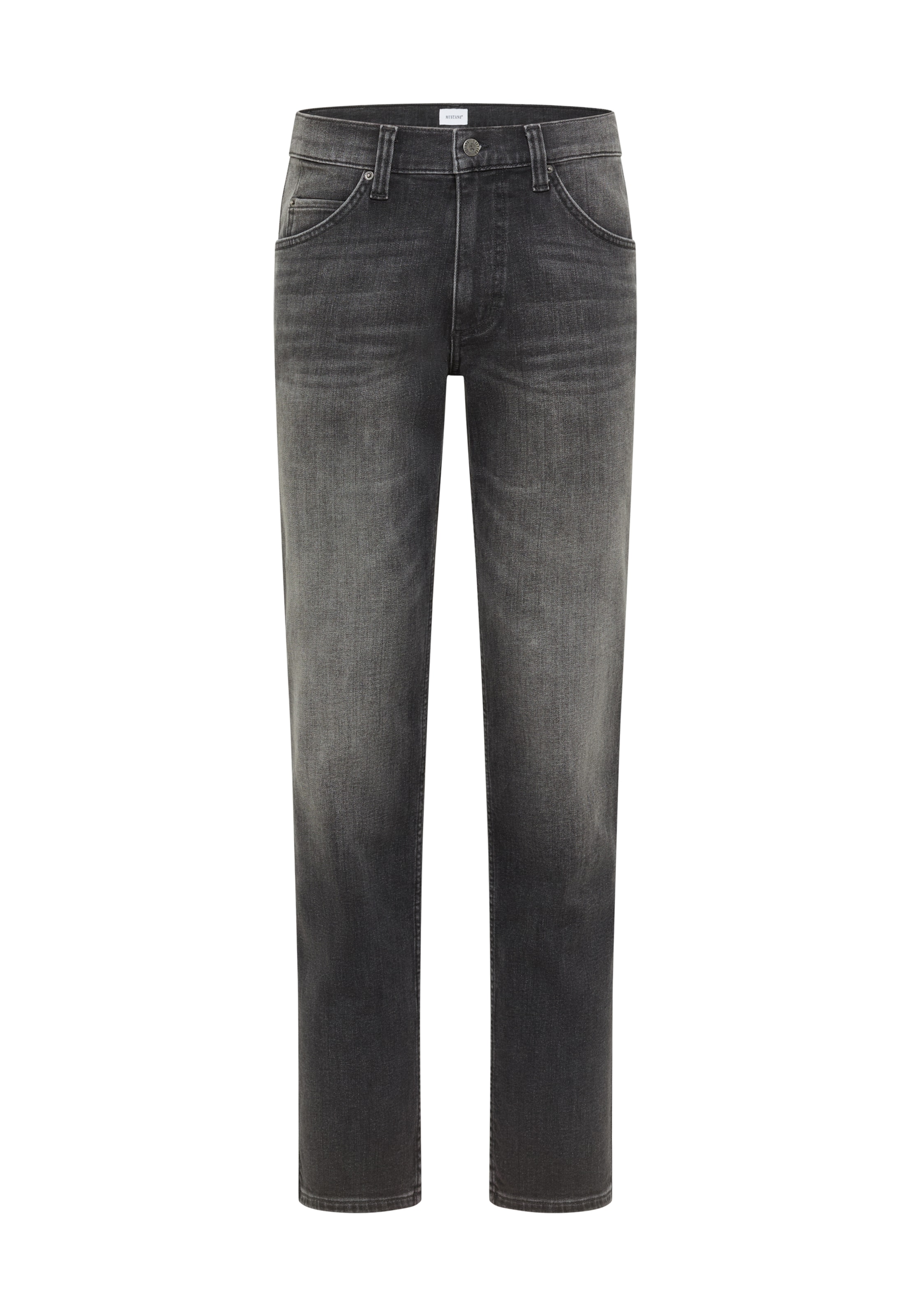 MUSTANG Regular Jeans in Black: front