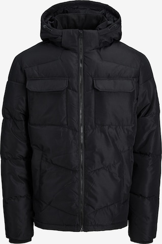 JACK & JONES Winter jacket 'Mason' in Black: front