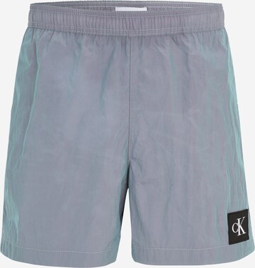 Calvin Klein Swimwear Zwemshorts in Grijs: voorkant