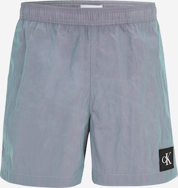 Calvin Klein Swimwear Plavecké šortky – šedá: přední strana