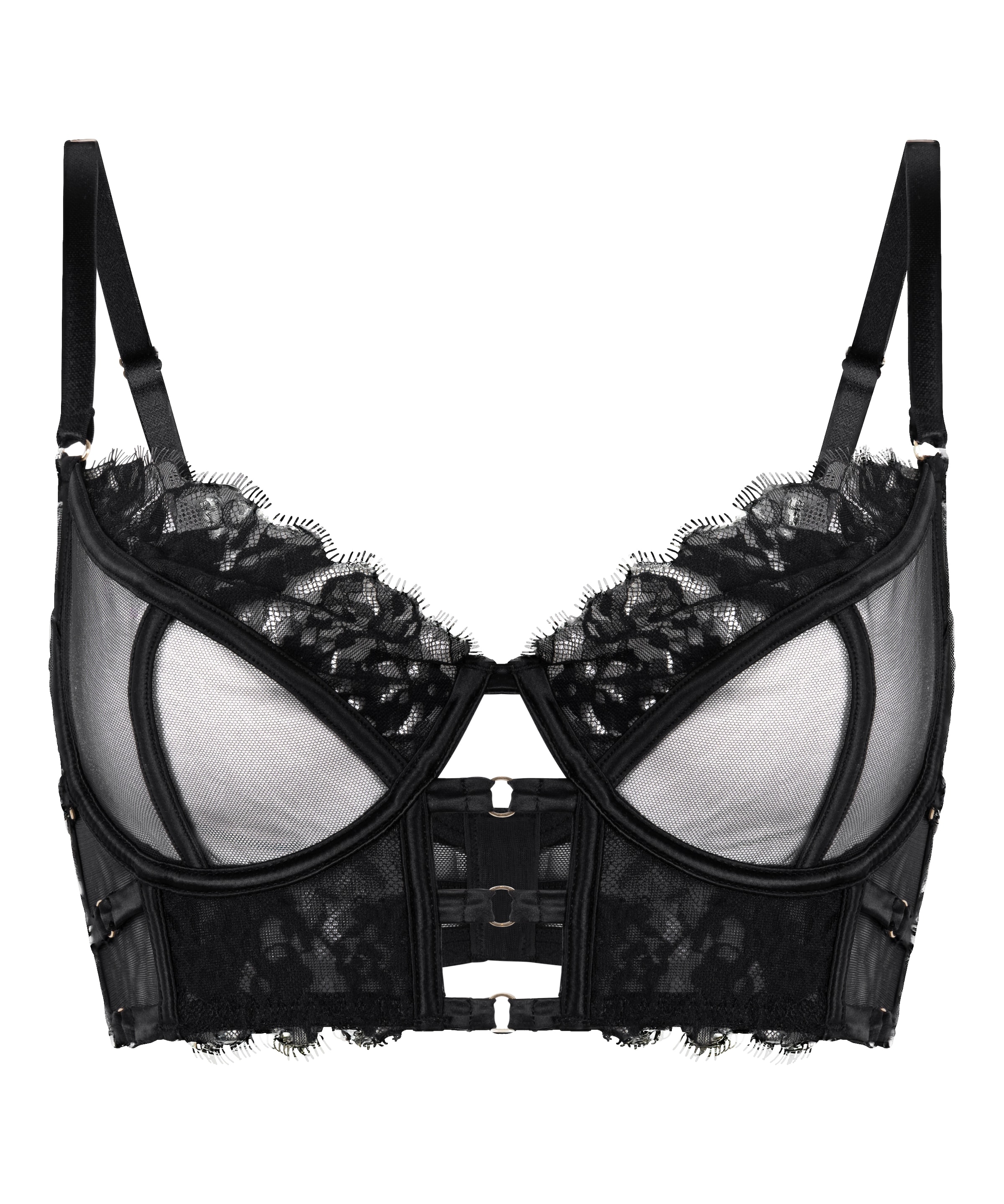 Hunkemöller Rinnahoidja 'Nienke', värv must: eest vaates