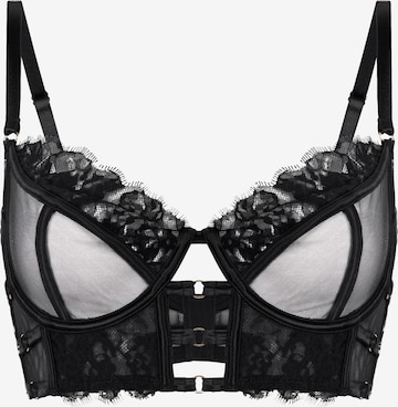 HunkemöllerGrudnjak 'Nienke' - crna boja: prednji dio