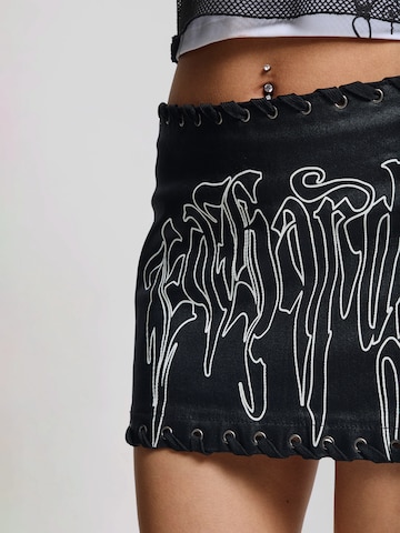Ed Hardy Rok 'Gothic Drip' in Zwart