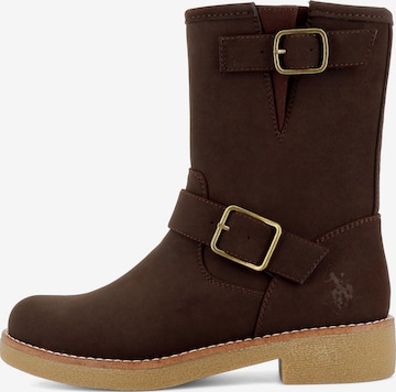 US POLO ASSN. Boots 'Maggie' in Brown: front