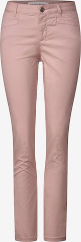 STREET ONE Slim fit Pants in Pink: front