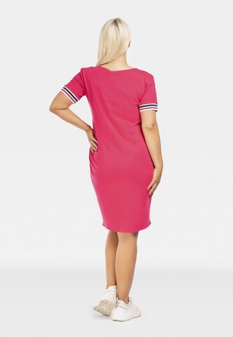 Karko Knitted dress 'AGATA' in Pink