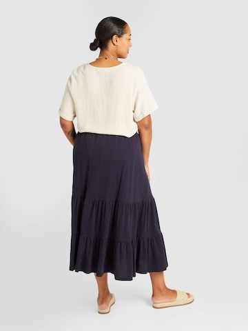 ONLY Carmakoma Skirt 'May' in Blue