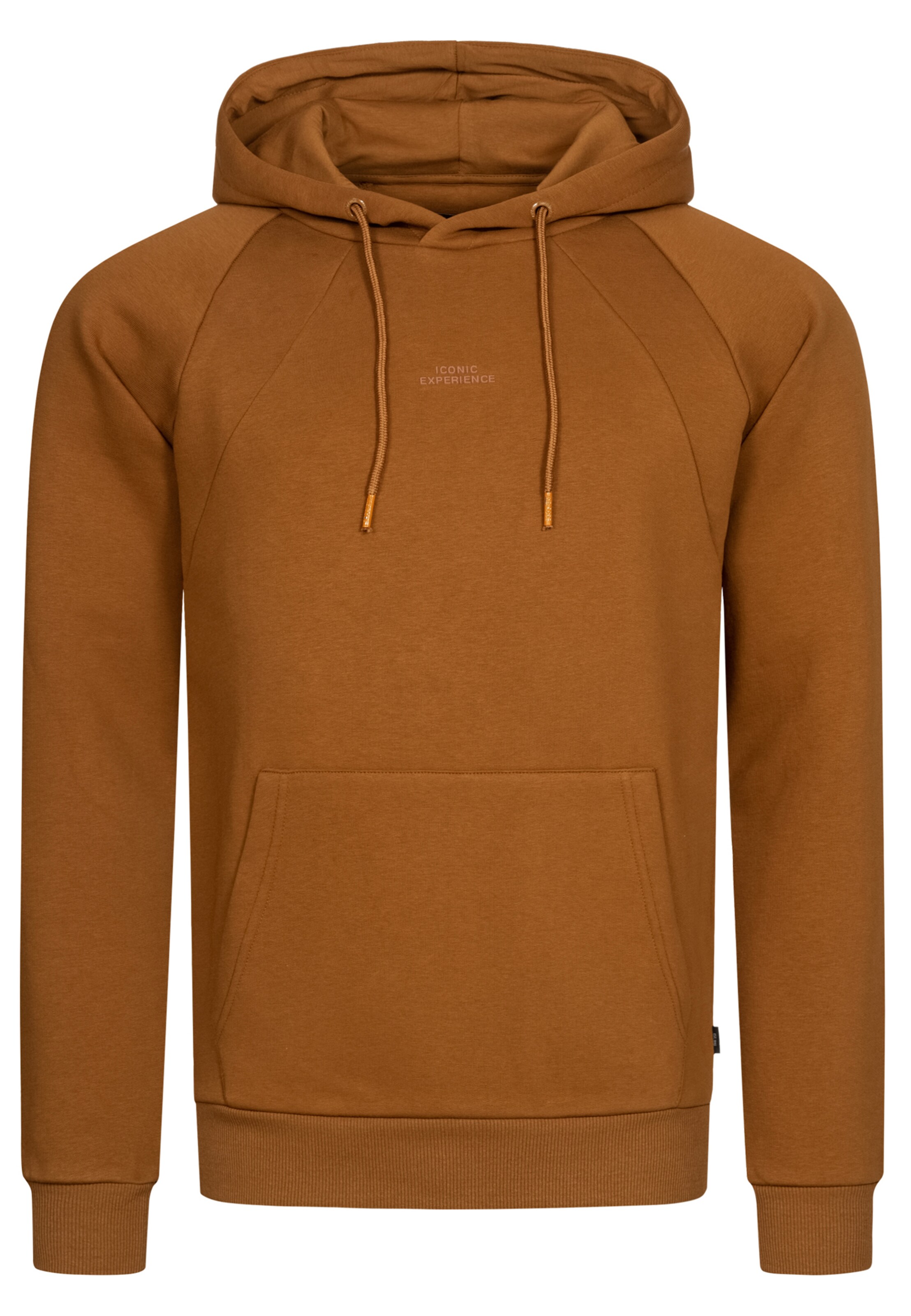 INDICODE JEANS Sweatshirt 'Virginia' in Braun: Vorderseite