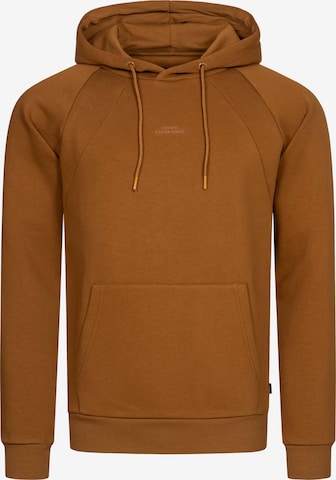 INDICODE JEANS Sweatshirt 'Virginia' in Brown: front