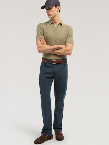 Trussardi Regular Broek in Blauw