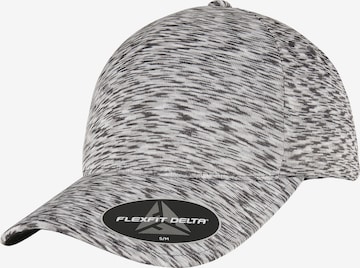 Cappello da baseball 'Delta Unipanel' di Flexfit in grigio: frontale