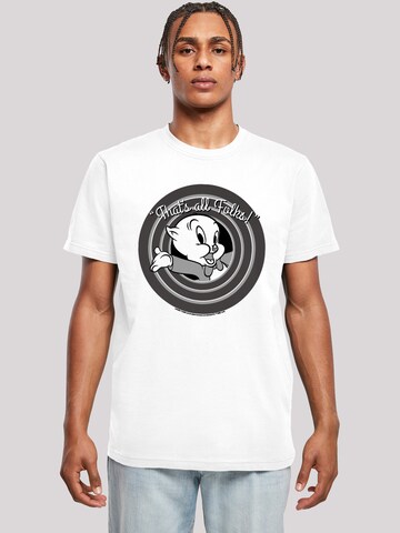 F4NT4STIC Shirt 'Looney Tunes' in White: front