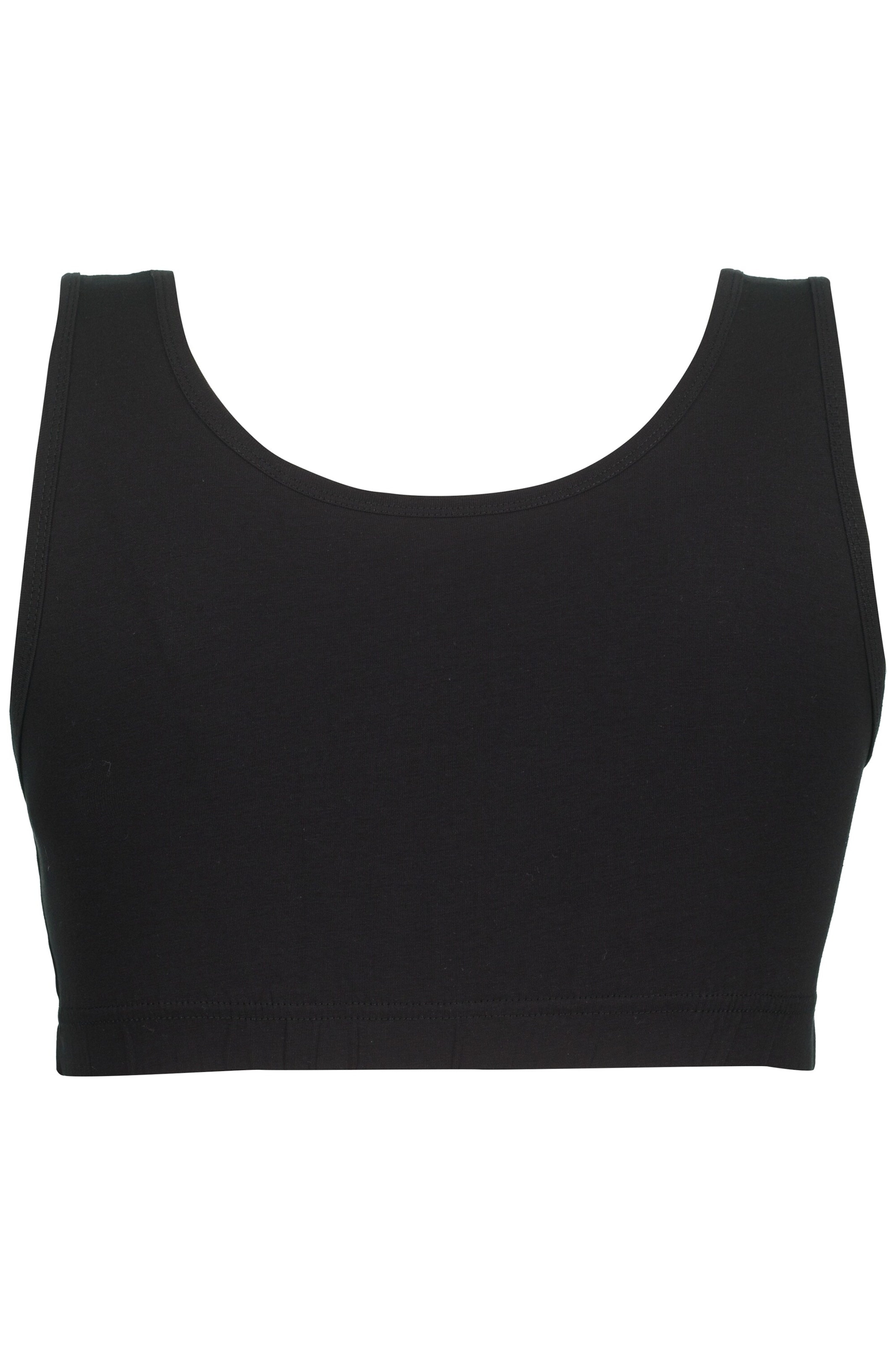 Ulla Popken T-Shirt BH in Schwarz