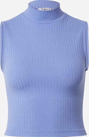 EDITED Top 'Kaori' in Blauw: voorkant