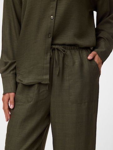 VERO MODA Wide leg Trousers 'VMMelaney' in Green