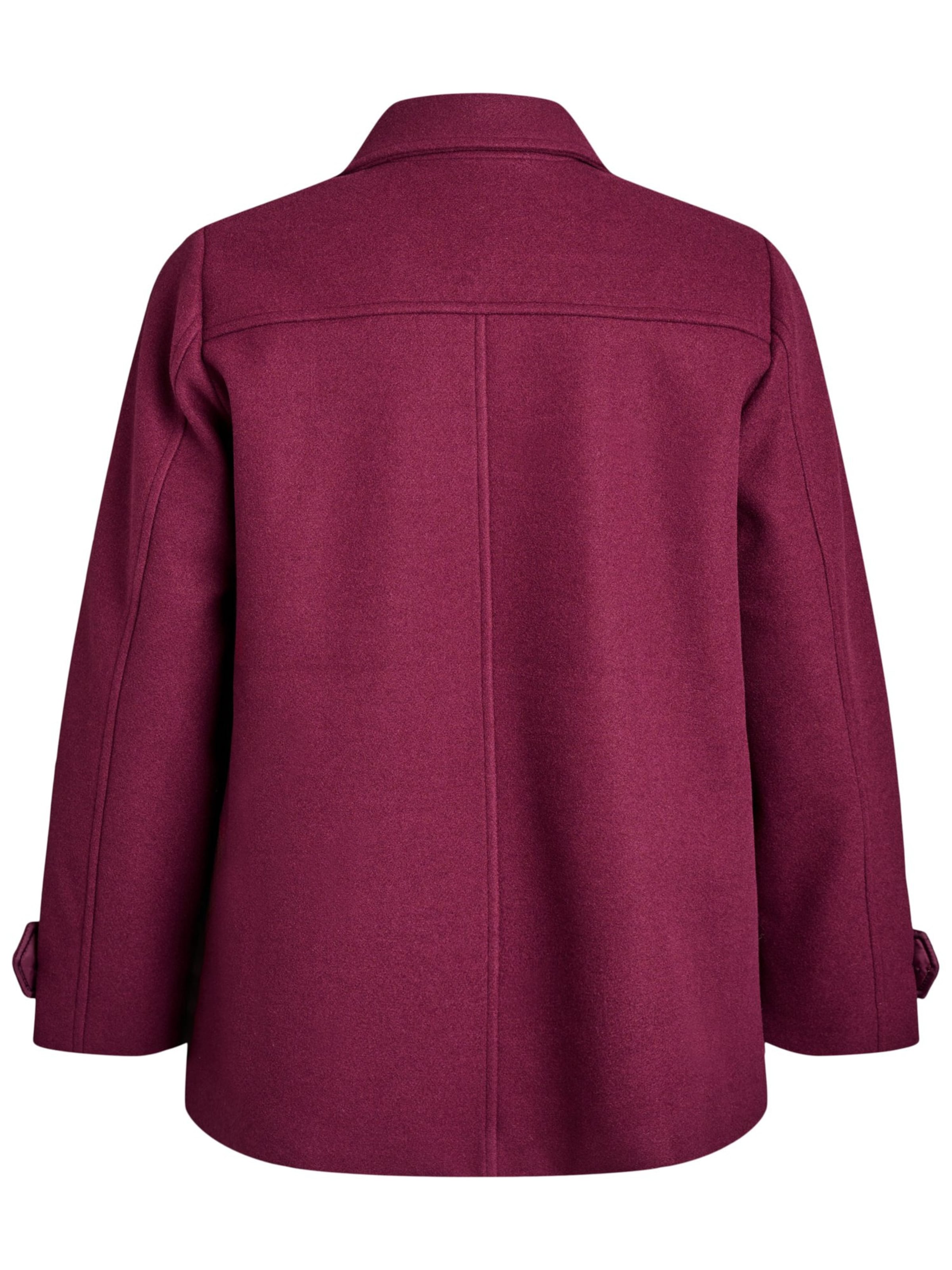 Zizzi Mantel  'CACALLIE' in Rot