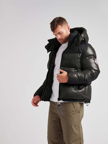 JACK1T Outdoorjas ' Expedition Parka Puffer ' in Groen