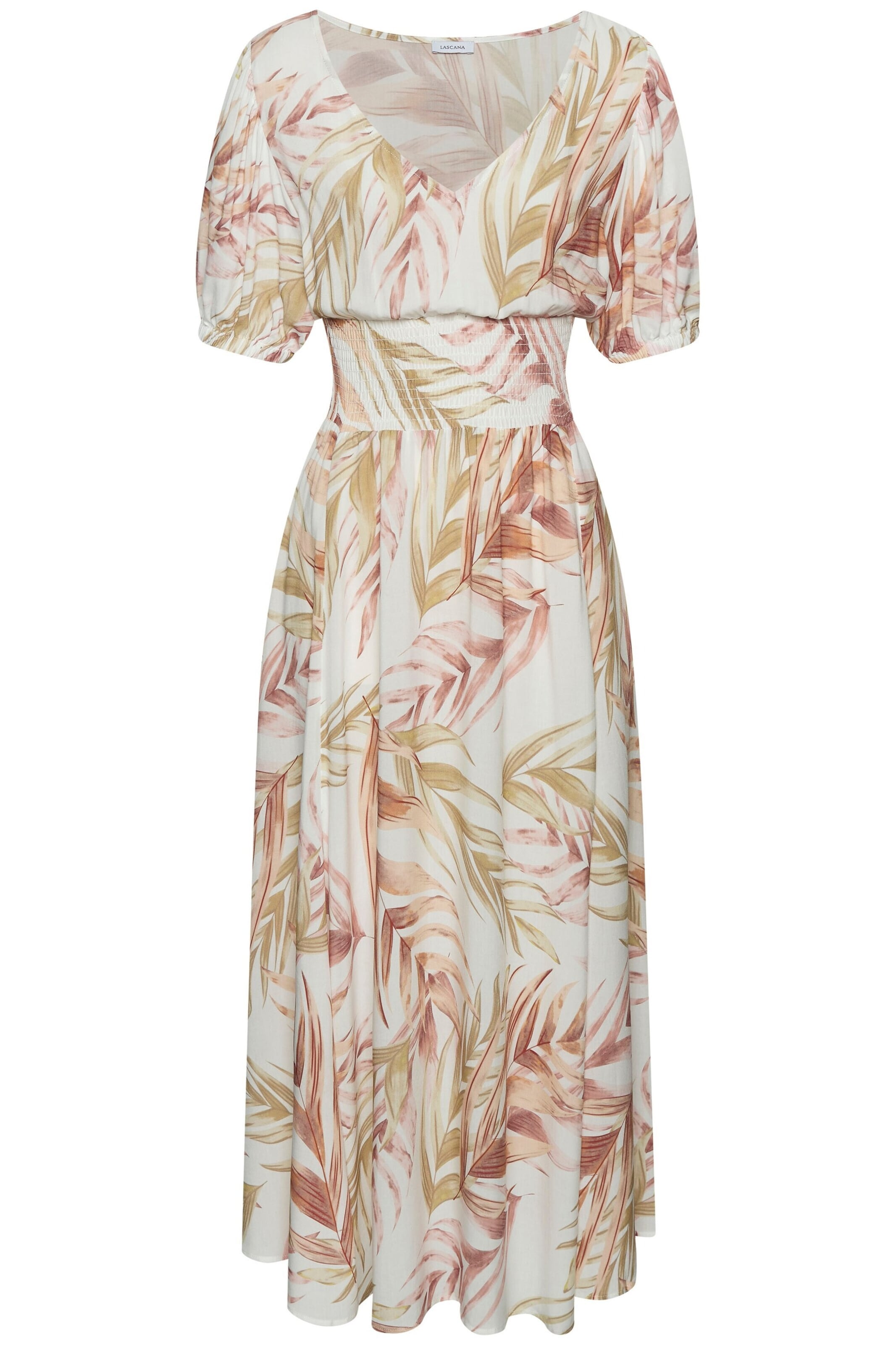 LASCANA Klänning i beige: framsida
