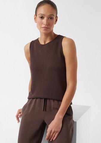 comma casual identity Top in Braun: Vorderseite