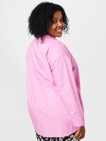 Noisy May Curve - Blusa 'Violet' em rosa