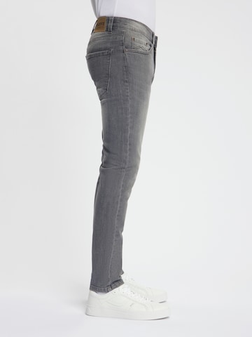 Maskovick Slim fit Jeans 'MASKOVICK - Heren Jeans - Slim Fit - Milano – Stretch - Denim Broek' in Grey