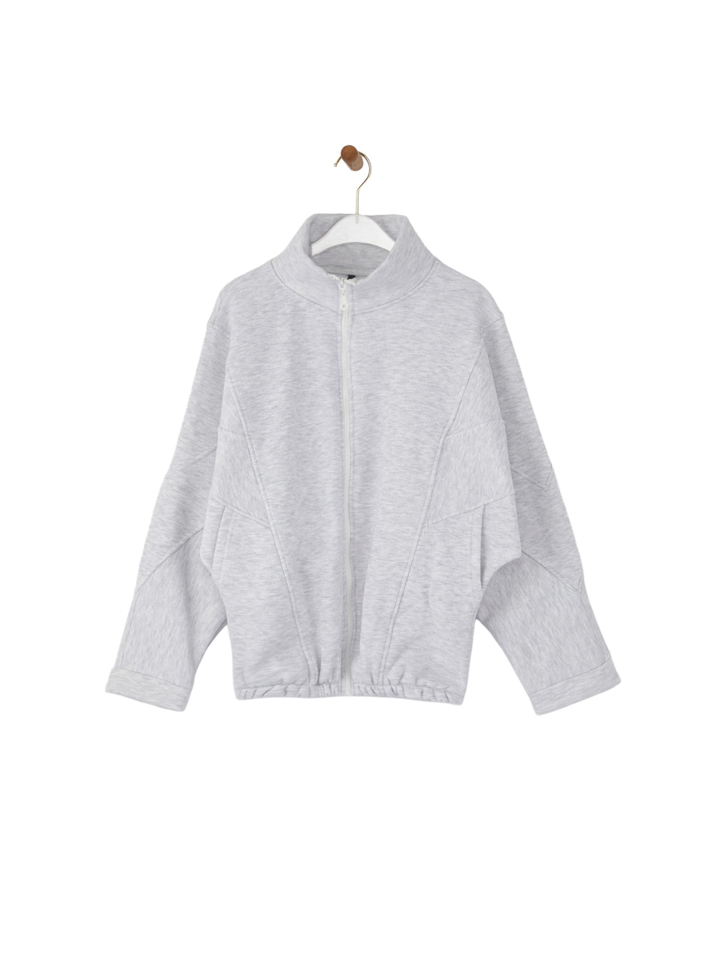 Veste de survêtement Trendyol en gris : devant