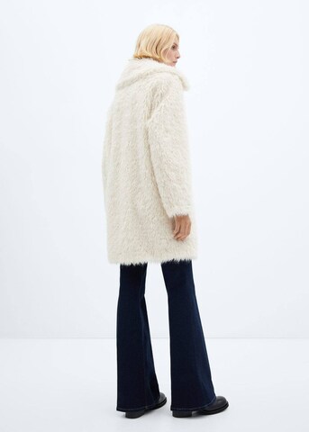 MANGO Between-Seasons Coat 'Keratin' in White