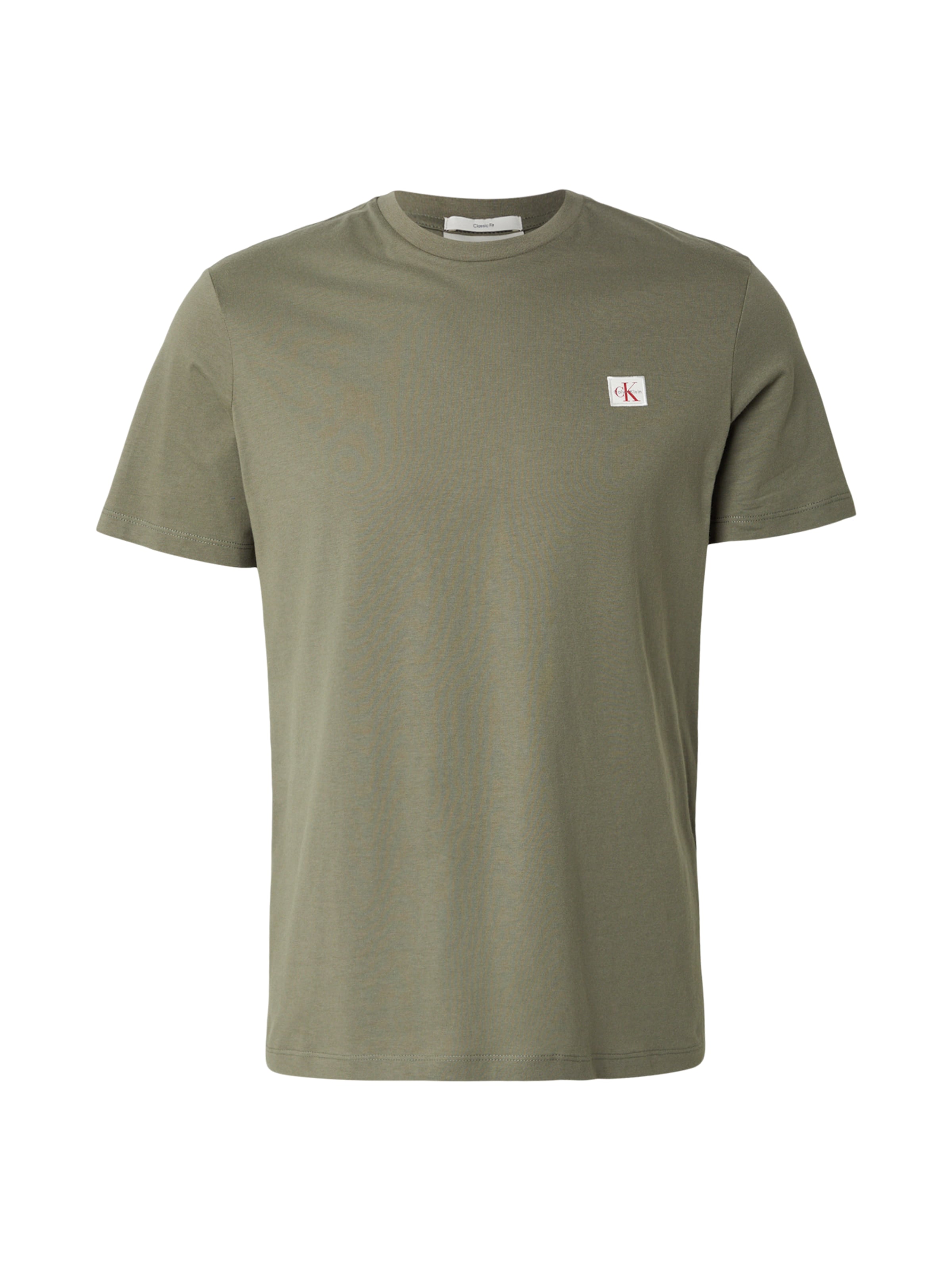 Calvin Klein Jeans T-shirt i grön: framsida