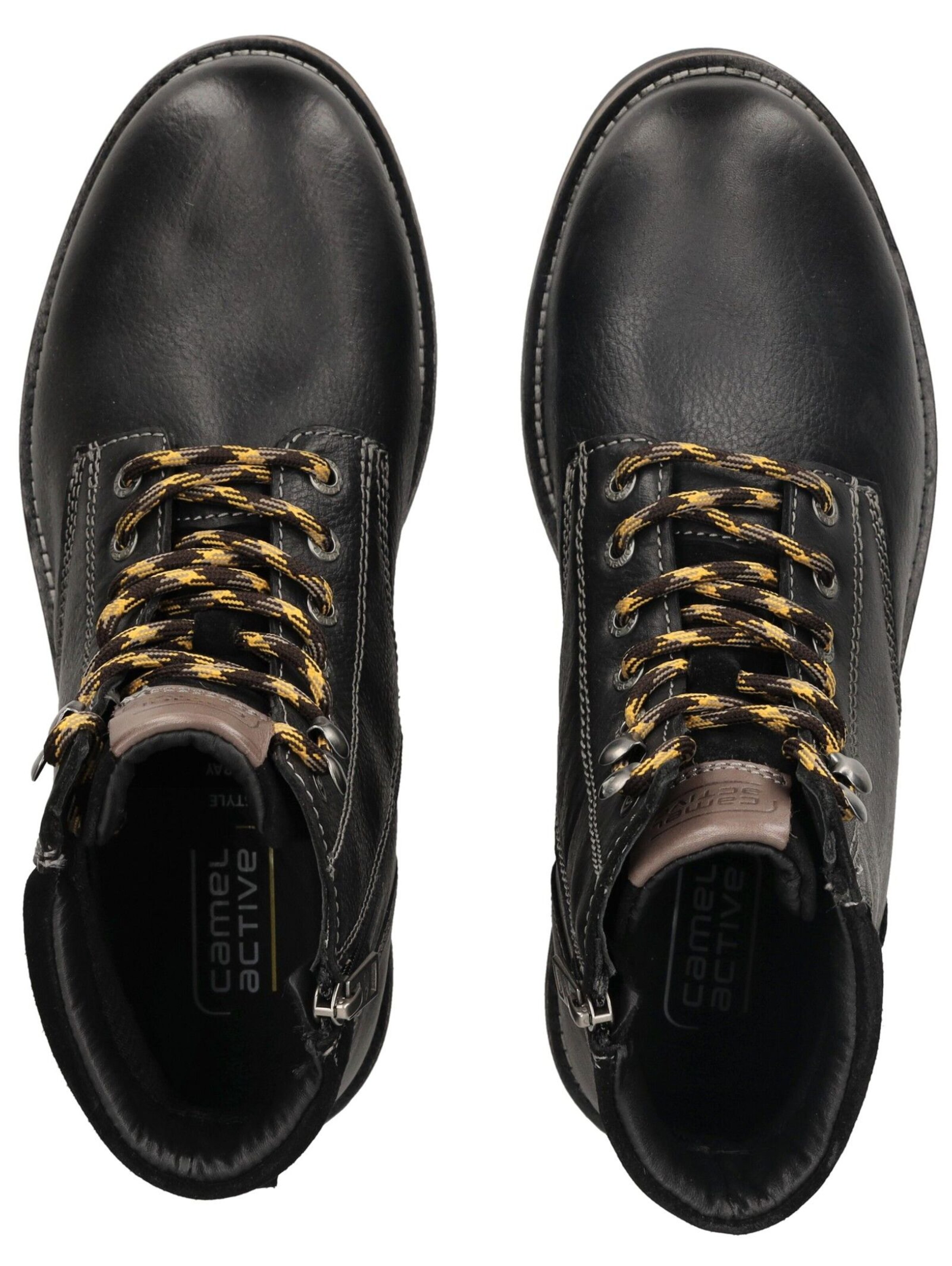 CAMEL ACTIVE Lace-up boots in Black