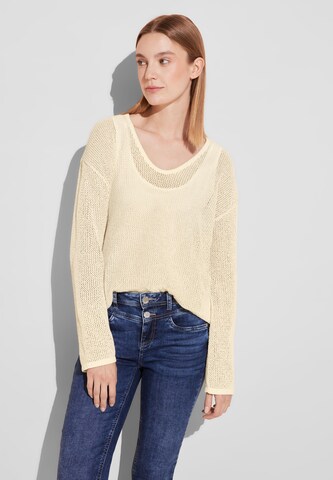 STREET ONE Sweater in Yellow: front