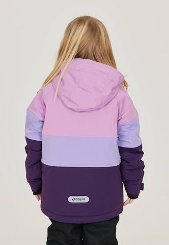 ZigZag Athletic Jacket 'Taylora' in Purple