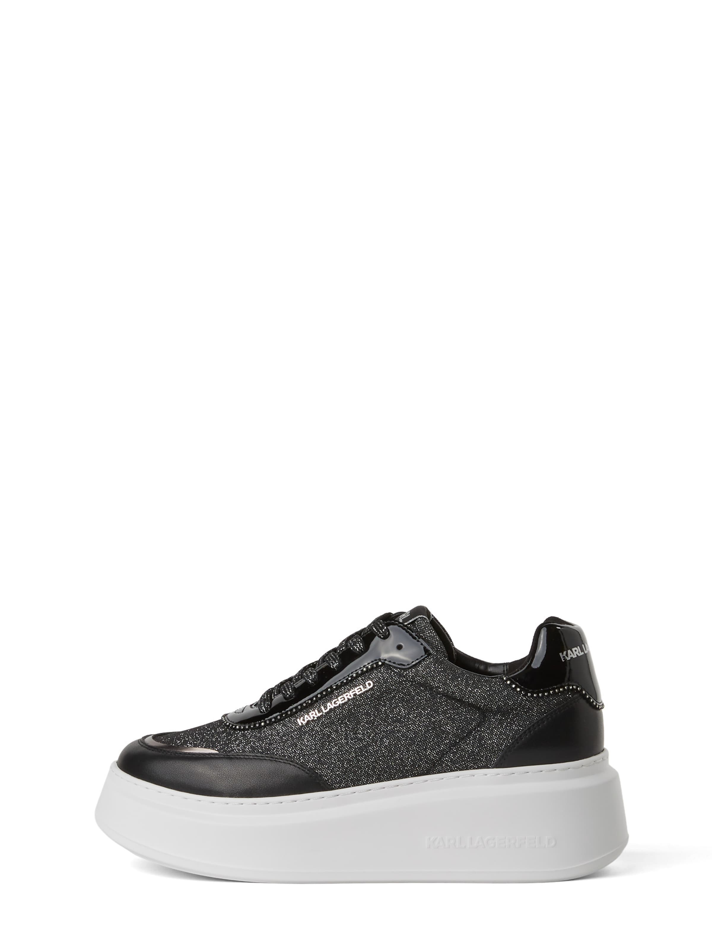 Karl Lagerfeld Sneaker in Schwarz: Vorderseite