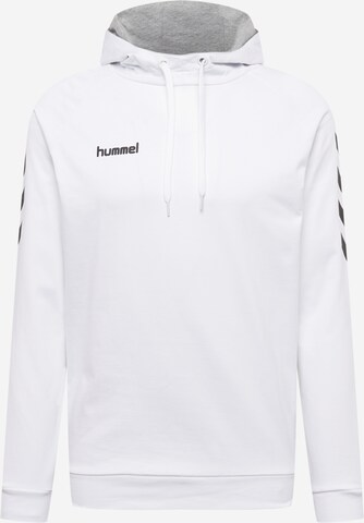 Hummel Спортивный свитшот в Белый: спереди