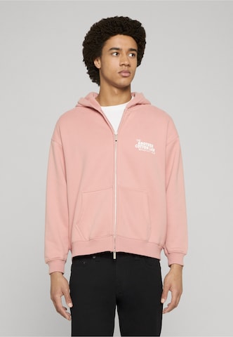 Another Cotton Lab Sweatvest in Roze: voorkant