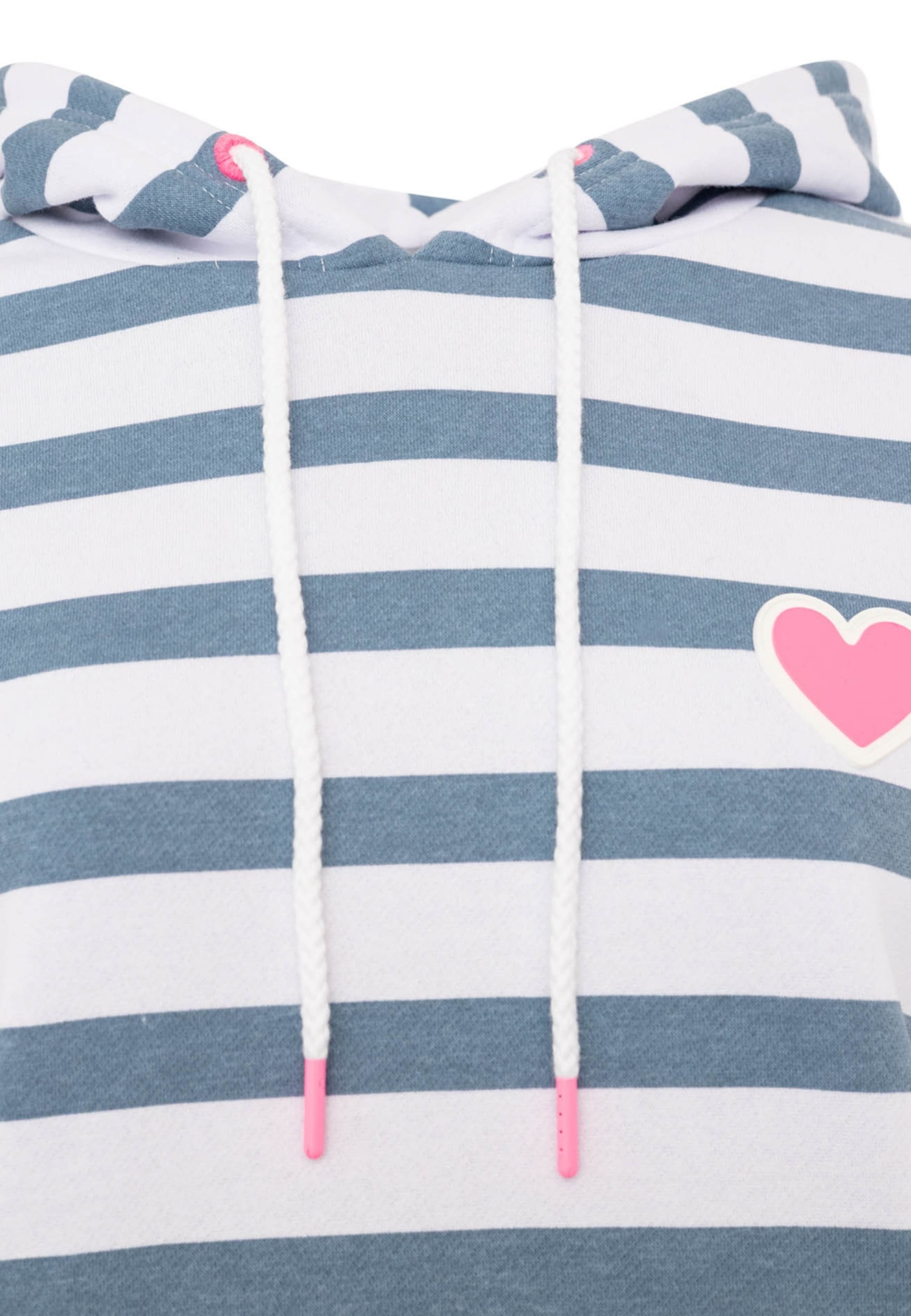 Sweat-shirt Zwillingsherz en bleu