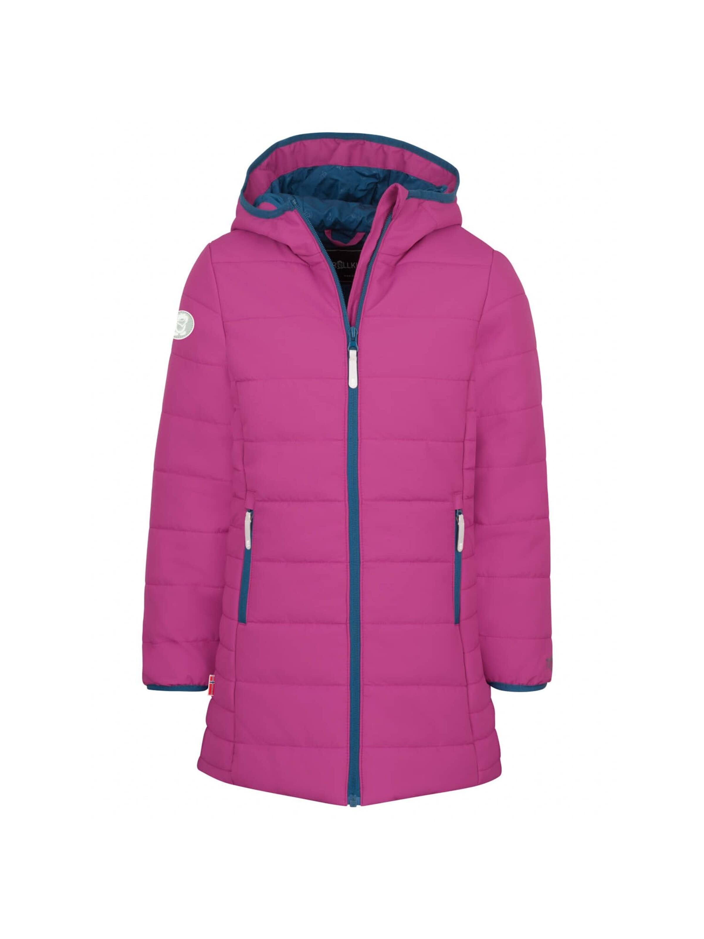 TROLLKIDS Winter Jacket in Purple: front