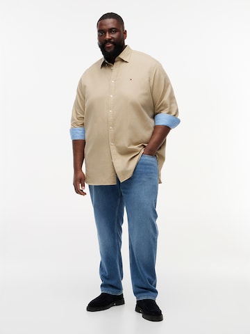 Coupe regular Chemise Tommy Hilfiger Big & Tall en marron