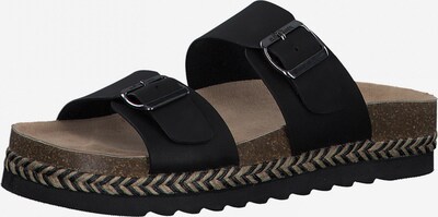 s.Oliver Pantolette in schwarz, Produktansicht