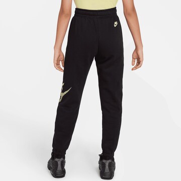 Nike Sportswear Tapered Pants in Black: front