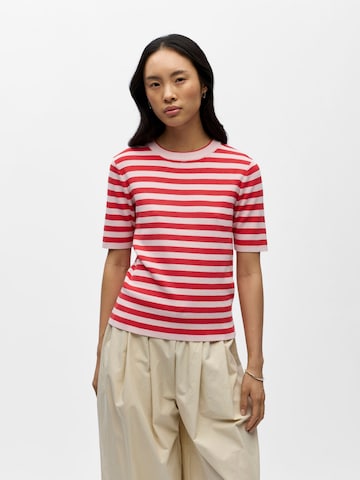 Pull-over 'OBJEster' OBJECT en rouge : devant