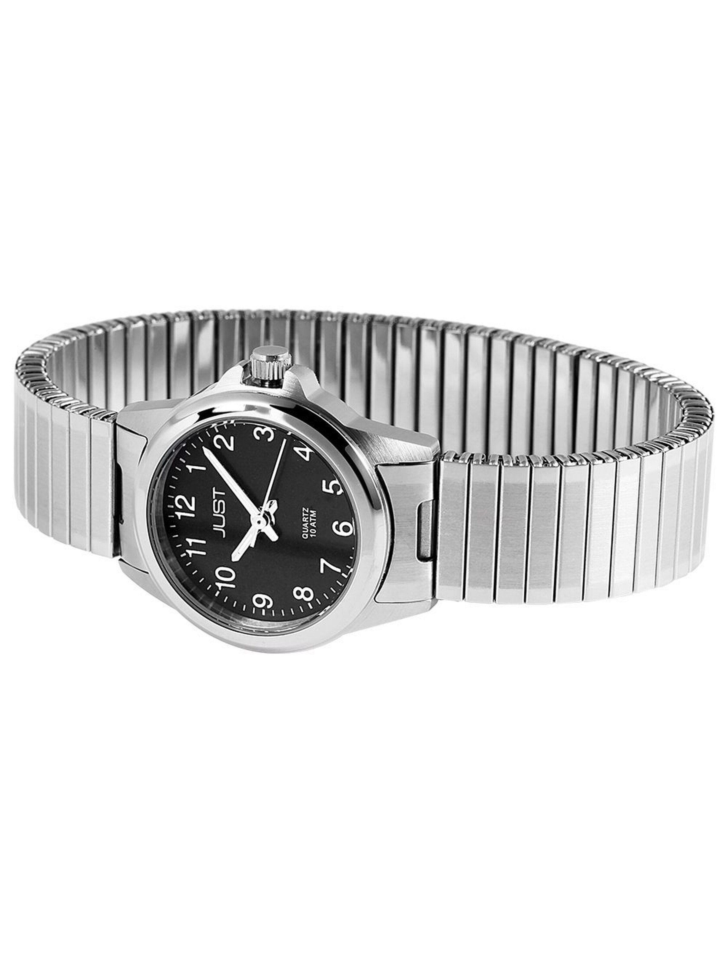 JUST Analog Watch 'Rowena, 10 ATM' in Silver