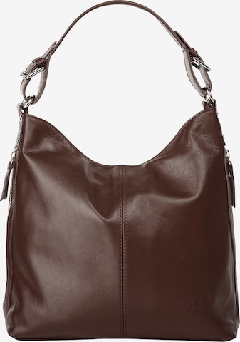 Samantha Look Handtasche in Braun: Vorderseite