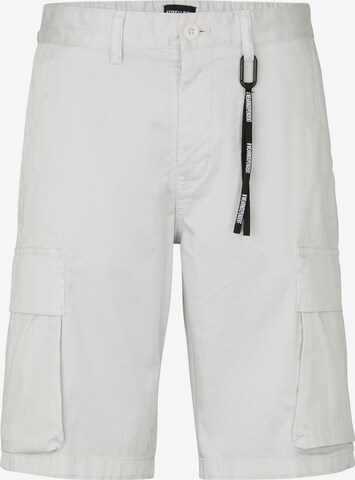 Coupe slim Pantalon cargo 'Cuny' STRELLSON en blanc : devant