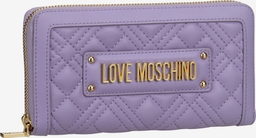 Love Moschino Wallet in Purple: front