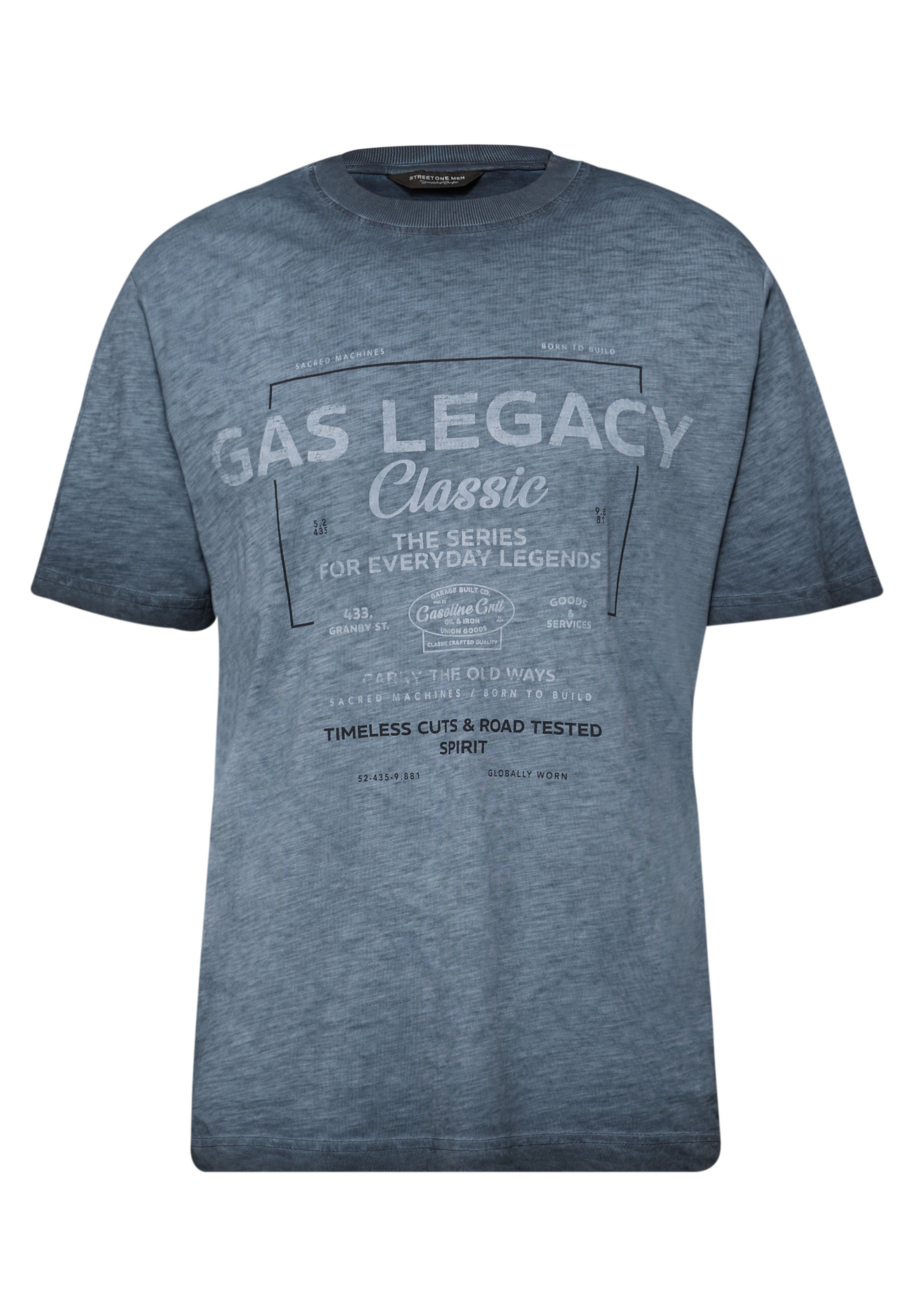 Street One MEN T-Shirt in Blau: Vorderseite